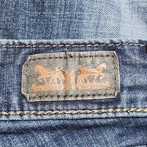 Levis 529 Jeans Womens Size 28x30 Curvy Skinny Leg Blue Denim Mid‎ Rise W28 L30 - Picture 6 of 15